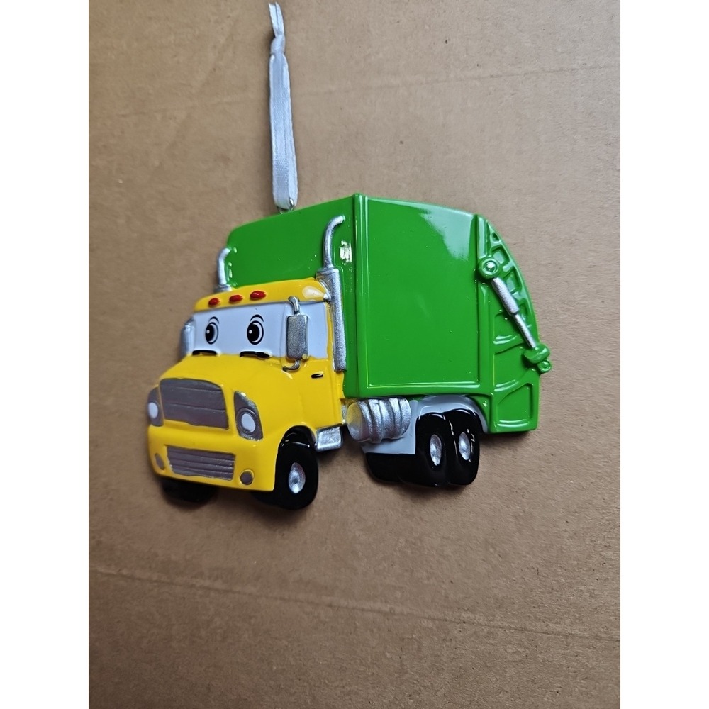 Trash Truck Christmas Ornament‎ . This Can Be Personalized For You